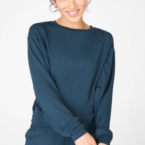 Blue Sleeve Sweatshirt